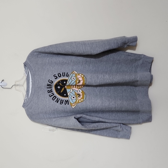 Wildfox Wandering Soul Women's Oversized Road Trip Sweatshirt Grey